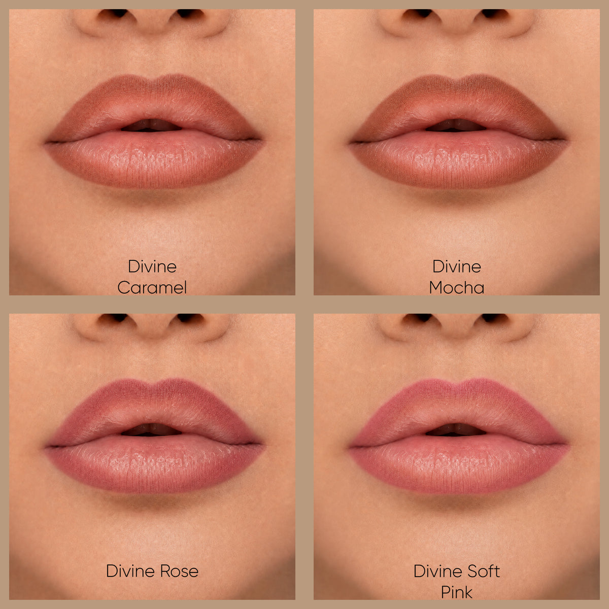 Set creioane de buze waterproof - The Divine Collection